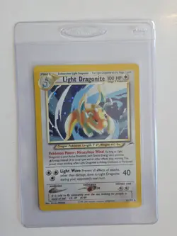 Pokemon TCG Light Dragonite Neo Destiny Holo Card 14/105 Unlimited Rare LP 💎 - Image 4