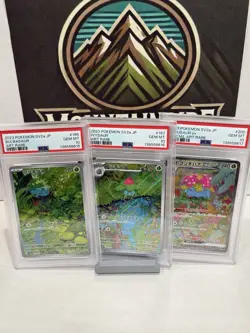 PSA 10 Sequential Set Venusaur SAR Bulbasaur Ivysaur Pokemon Card 151 Japanese - Image 1