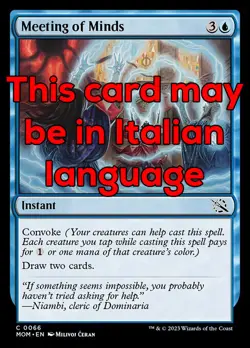 MTG 4x MEETING OF MINDS EXC - INCONTRO DELLE MENTI 66 - MOM - MAGIC - Image 1