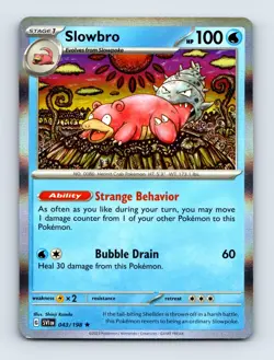 Slowbro - Scarlet & Violet Base Set 043/198 - Holo Rare - NM - Pokemon TCG - Image 1