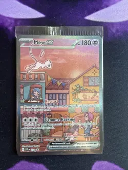 Mew ex SVP 053 Pokemon TCG Scarlet Violet 151 Black Star Promo Full Art SEALED - Image 1