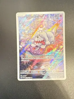 Pokemon Scarlet & Violet Base Set Greavard 214/198 Illustration Rare Holo - NM - Image 3