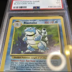 Blastoise - Base Set Unlimited 2/102 - Holo PSA 7 Pokemon - Image 2