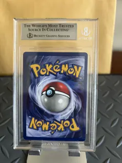 First Edition 1999 Pokemon Snorlax #27 GRADED BGS 8.5 9 NM-MT Beckett Subs - Image 3
