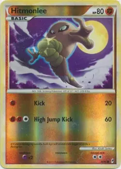 Hitmonlee - 58/95 - Common - Reverse Holo PL/MP, English Pokemon Call of Legends - Image 1