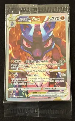 Pokemon TCG Lucario VSTAR Promo Crown Zenith SWSH291 Sealed - Image 1
