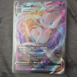 Pokemon TCG Mew VMAX 114/264 Fusion Strike Holo Ultra Rare Psychic Full Art - Image 1