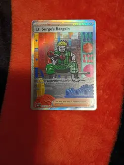 Pokemon Mega Evolution Lt. Surge's Bargain 185/132 - Image 1
