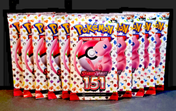 8x Scarlet & Violet 151 Booster Packs Sealed Pokemon from Mini Tins - Image 1
