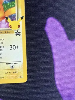 ______'s Pikachu 24/53 Celebrations: Classic Collection Holo Classic Collection - Image 4