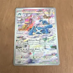 Pokemon Metagross Illustration Rare SV05: Temporal Forces 178/162 Holo Full Art - Image 1