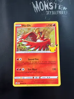 POKEMON HO OH HOLO CELEBRATIONS 001/025 - Image 1