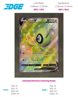 Celebi V (Full Art) 160/198 Pokemon TCG Ultra Rare Chilling Reign Near Mint - Image 1