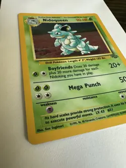 Pokemon TCG Nidoqueen Jungle 7/64 Holo Unlimited Holo Rare - Image 2