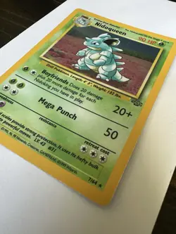 Pokemon TCG Nidoqueen Jungle 7/64 Holo Unlimited Holo Rare - Image 3