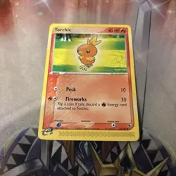2004 Pokemon Torchic 73/109 Ruby Sapphire English LP - Image 1