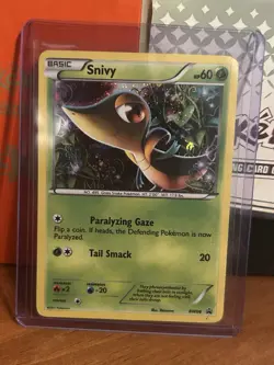 Snivy BW06 Black & White Holo Black Star Promo LP - Pokemon TCG - Image 1