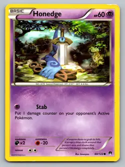 Pokemon TCG XY - BREAKpoint Honedge 60/122 - Image 1