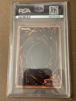 2004 Yu-Gi-Oh! Black Tyranno Invasion of Chaos IOC Unlimited Ultra Rare PSA 8 - Image 2
