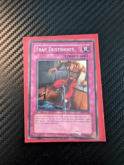 YuGiOh Trap Dustshoot PGD-049 Common 1st Edition NM - Image 1