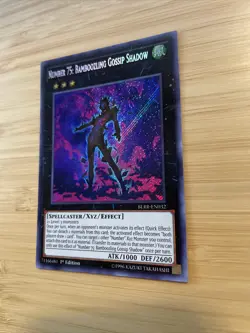 Yu-Gi-Oh! TCG Number 75: Bamboozling Gossip Shadow Secret Rare 1st BLLR - Image 3