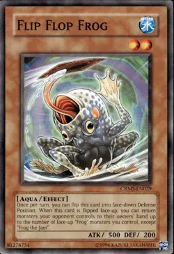 Flip Flop Frog - CRMS-EN029 - Common Unlimited Yugioh - Image 1