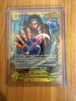 One Piece Bartholomew Kuma OP12-119 SEC Legacy of the Master - Near Mint - Image 1