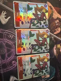 3x sanji op01-013 treasure rare one piece tcg - Image 1