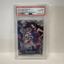 2025 ONE PIECE PROMOS PSA MAGAZINE EXCLUSIVE #038 BOA HANCOCK PSA 10 - Image 1