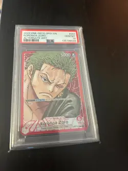 [PSA 10] Roronoa Zoro Alternate Art - Romance Dawn OP01 #001 One Piece English - Image 1