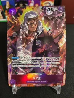 OP01 ROMANCE PRE-ERRATA One Piece TCG King Alt Art OP01-096 Eng - Image 1