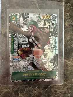 One Piece CCG Jewelry Bonney OP12-118 Manga Alt Art English - Image 1