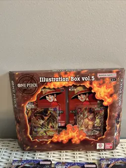 BANDAI ONE PIECE TCG LOT of 4 Items - 1X Illustration BOX VOL 5 and 3X Boosters - Image 4