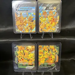 Pikachu V-Union [Set of 4] SWSH: Sword & Shield Promo Cards Holo - Image 1