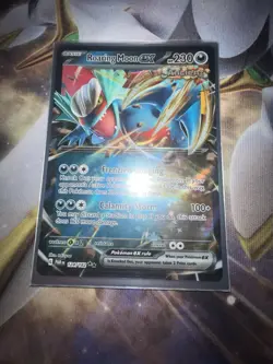 Roaring Moon EX 124/182 - Paradox Rift - Pokemon Card - Near Mint - Image 1