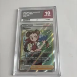 Graded Pokemon Card - #188/189 2022 Astral Radiance Roxanne Full Art - Ace 10 - Image 1