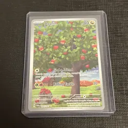 Pokemon TCG Applin Holo Illustration Rare Card 185/167 Twilight Masquerade NM - Image 1