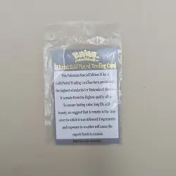 Charizard #06 Limited Edition 23k Gold Plated Pokemon Card w/ COA Burger King - Image 4