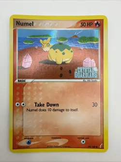Numel 59/100 EX Crystal Guardians Reverse Holo Rare Stamped Pokemon Card - Image 3