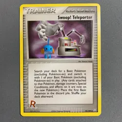 Swoop! Teleporter 92/109 EX Team Rocket Returns Uncommon Trainer Pokemon Card NM - Image 1