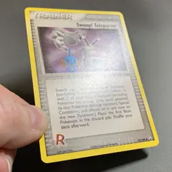 Swoop! Teleporter 92/109 EX Team Rocket Returns Uncommon Trainer Pokemon Card NM - Image 3