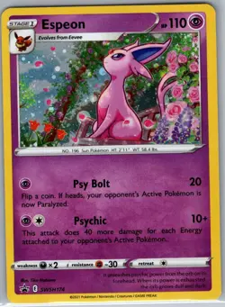 Espeon SWSH174 SWSH: Sword & Shield Promo Cards - Pokemon Card - NM - Image 1
