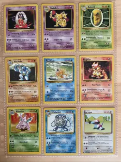 Pokemon Base Set Unlimited 84 Card Lot - Image 3