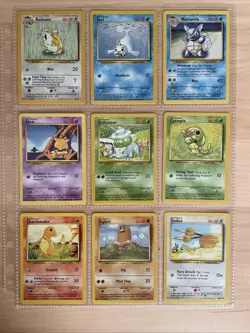Pokemon Base Set Unlimited 84 Card Lot - Image 5