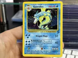 Gyarados 7/130 Base Set 2 2000 Holo Rare WOTC Pokemon Card TCG - Image 4