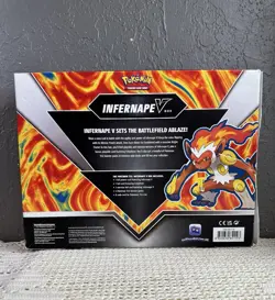 Pokemon TCG Infernape V Box - Infernape V Promo + Oversized Card Sealed Missing - Image 2