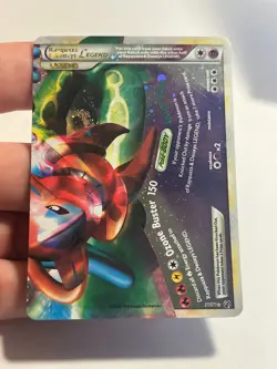 Rayquaza & Deoxys Legend Card Bottom Half, 90/90 Undaunted Holo MP - Image 1