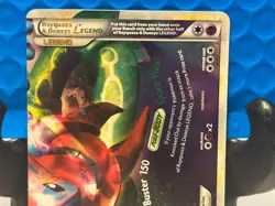 Rayquaza & Deoxys Legend Card Bottom Half, 90/90 Undaunted Holo MP - Image 3