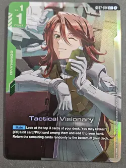 Tactical Visionary Foil - ST07-014 C+ - Gundam TCG Card Game - Image 1