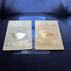Celebi VMAX Rainbow And Vmax Original Gold Foil Pokemon Fan Art Display Card - Image 5